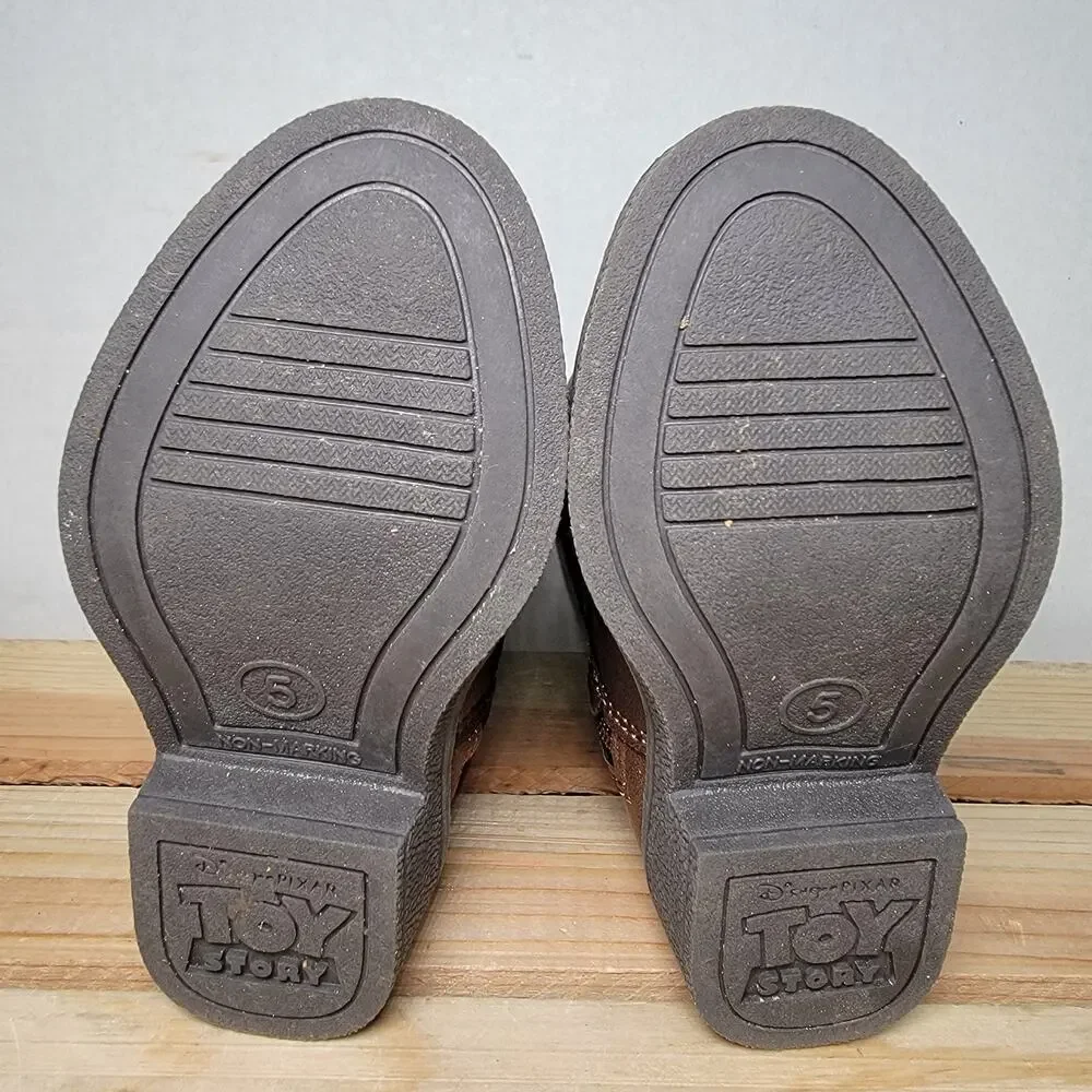 Disney Toy Story Dark Brown Cowboy Boots 